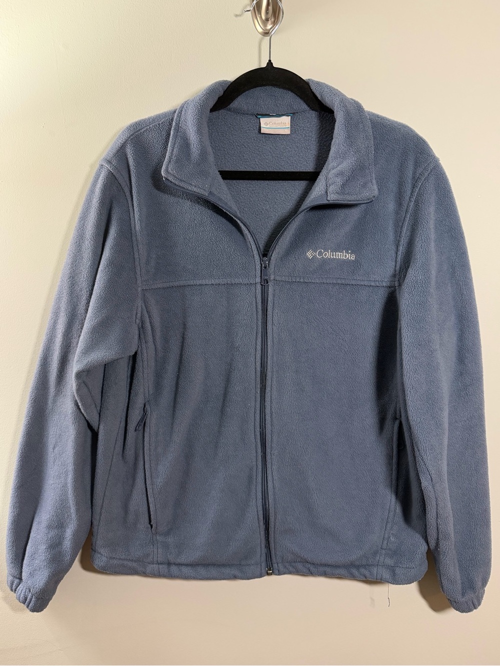 Columbia Women's Slate Blue Full-Zip Teddy Fleece Jacket